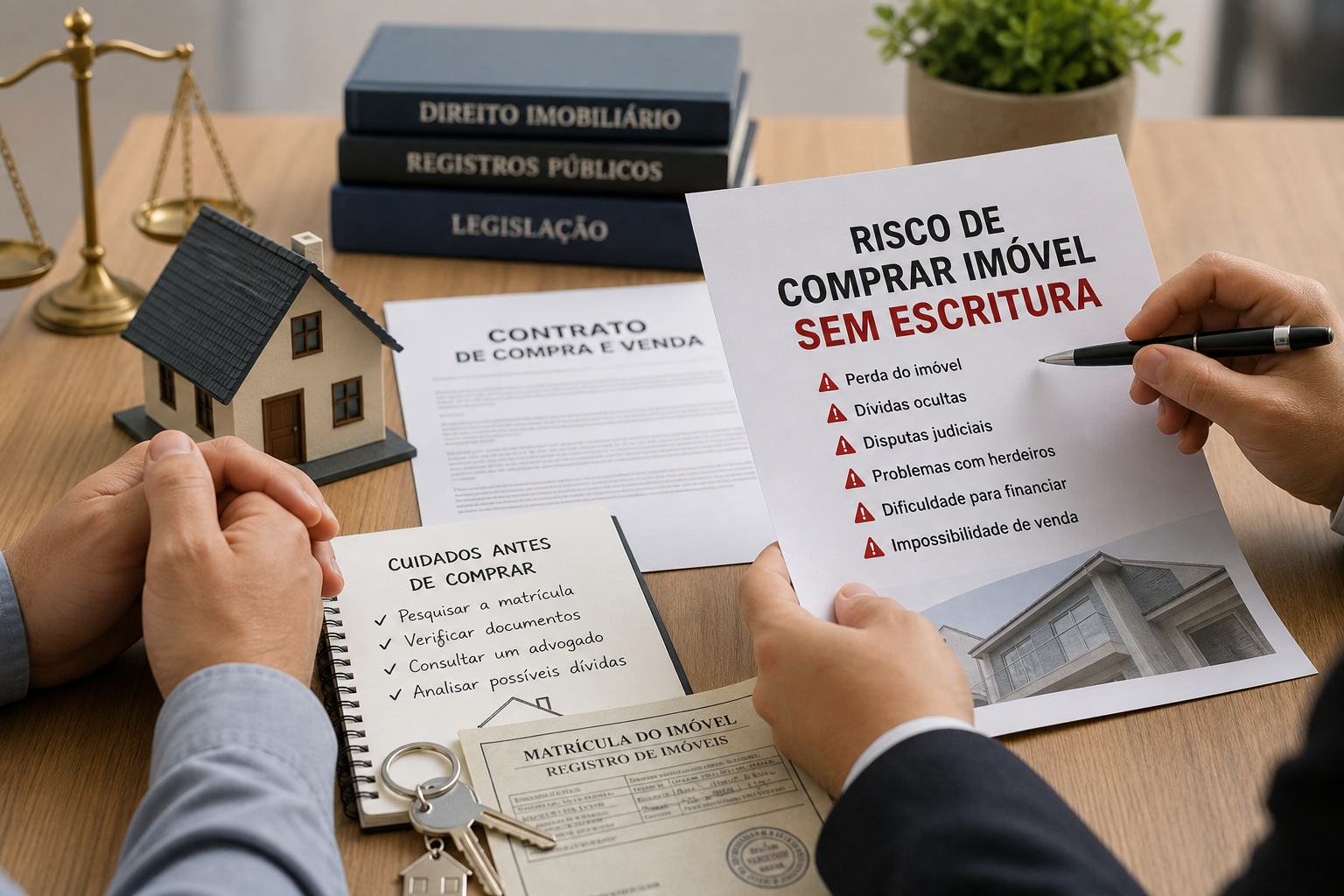 Risco de comprar imóvel sem escritura: